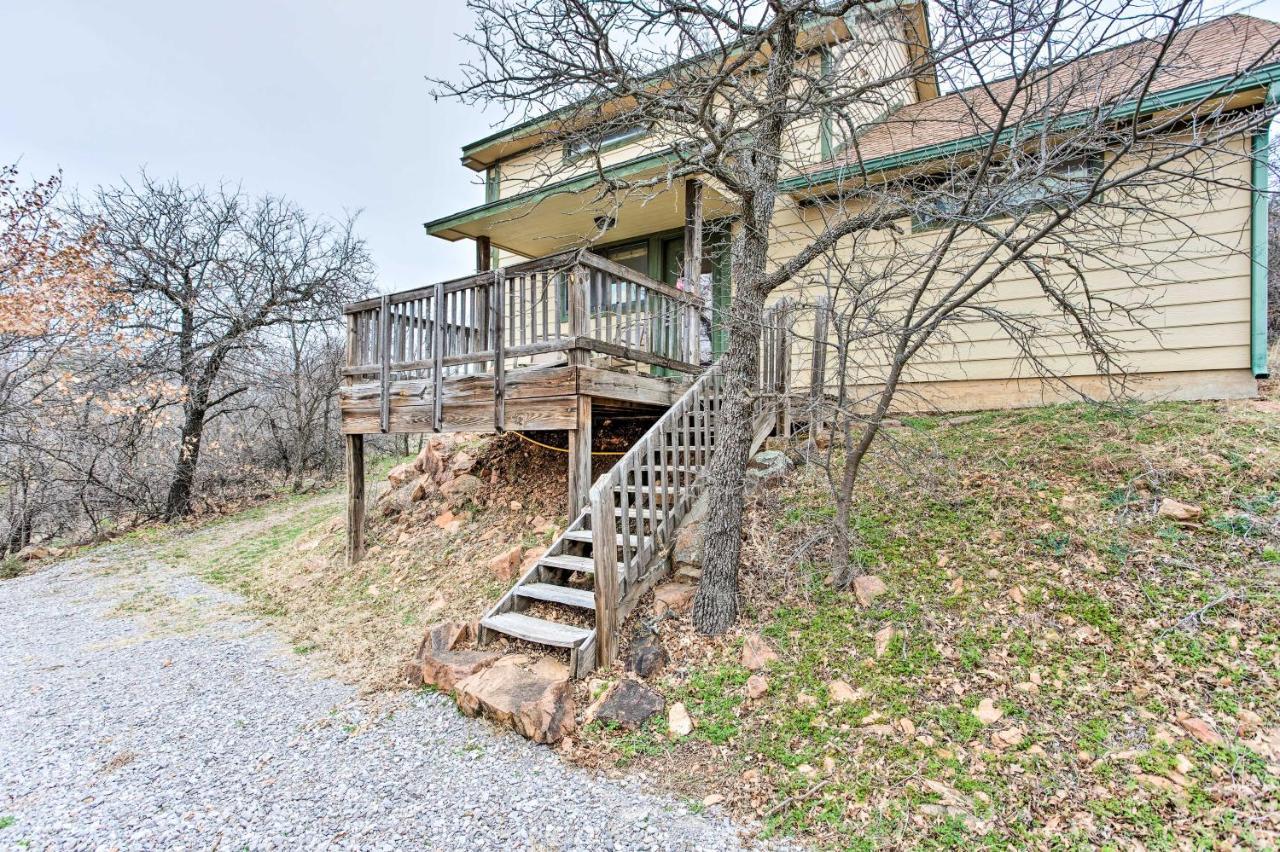 Medicine Park Cabin Rental With Mountain View Kültér fotó